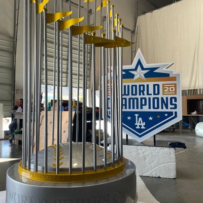 Championship trophy custom event prop